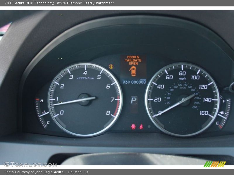 White Diamond Pearl / Parchment 2015 Acura RDX Technology