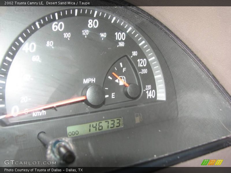 Desert Sand Mica / Taupe 2002 Toyota Camry LE