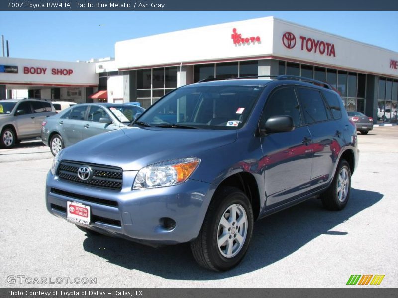 Pacific Blue Metallic / Ash Gray 2007 Toyota RAV4 I4