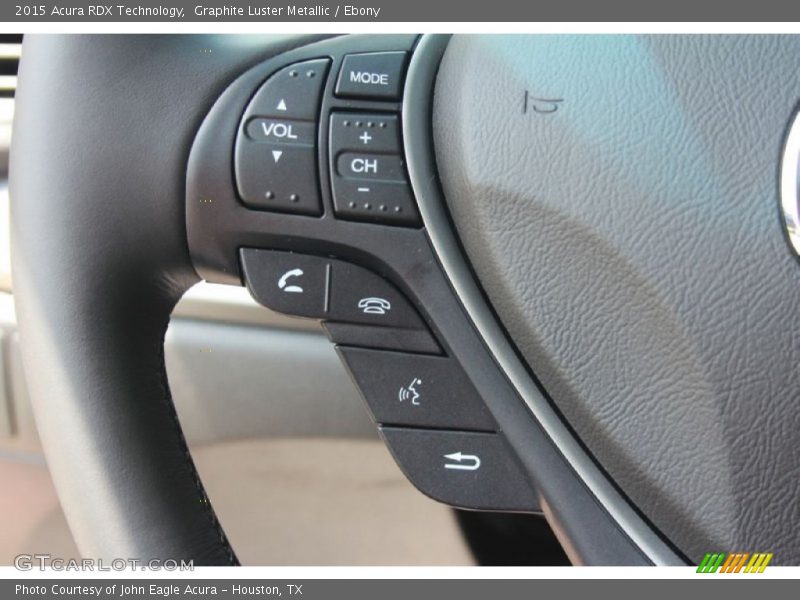 Graphite Luster Metallic / Ebony 2015 Acura RDX Technology