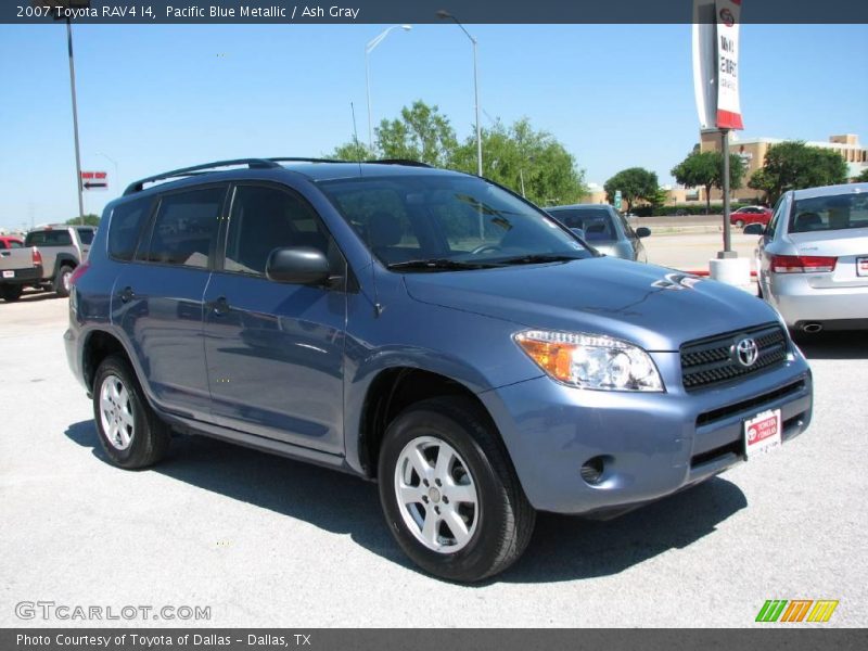 Pacific Blue Metallic / Ash Gray 2007 Toyota RAV4 I4