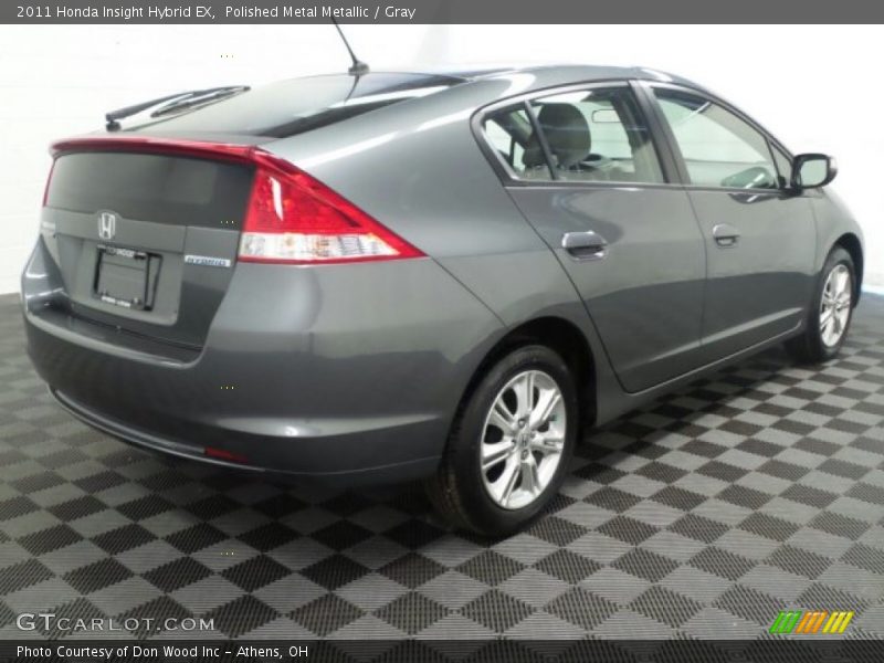 Polished Metal Metallic / Gray 2011 Honda Insight Hybrid EX