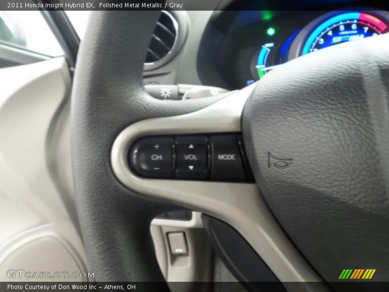 Polished Metal Metallic / Gray 2011 Honda Insight Hybrid EX