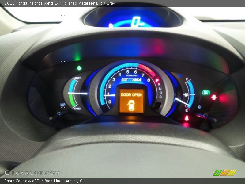 Polished Metal Metallic / Gray 2011 Honda Insight Hybrid EX