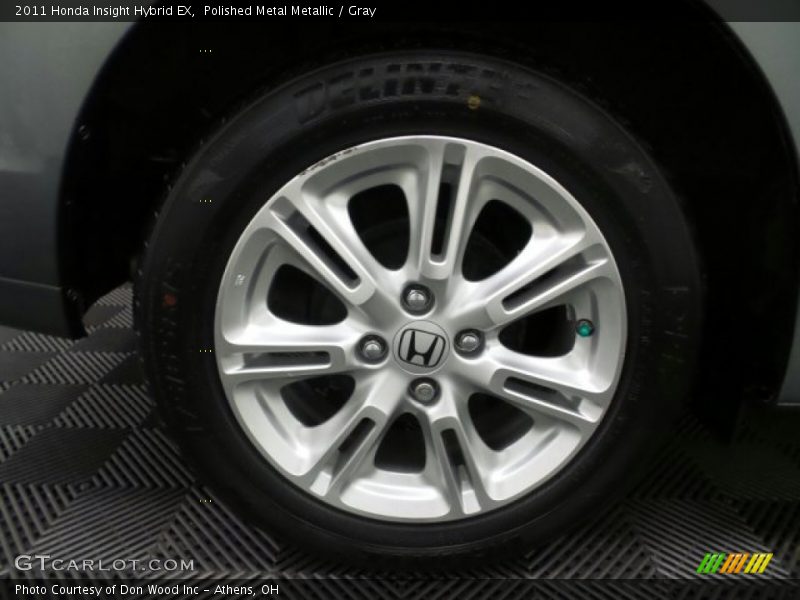 Polished Metal Metallic / Gray 2011 Honda Insight Hybrid EX