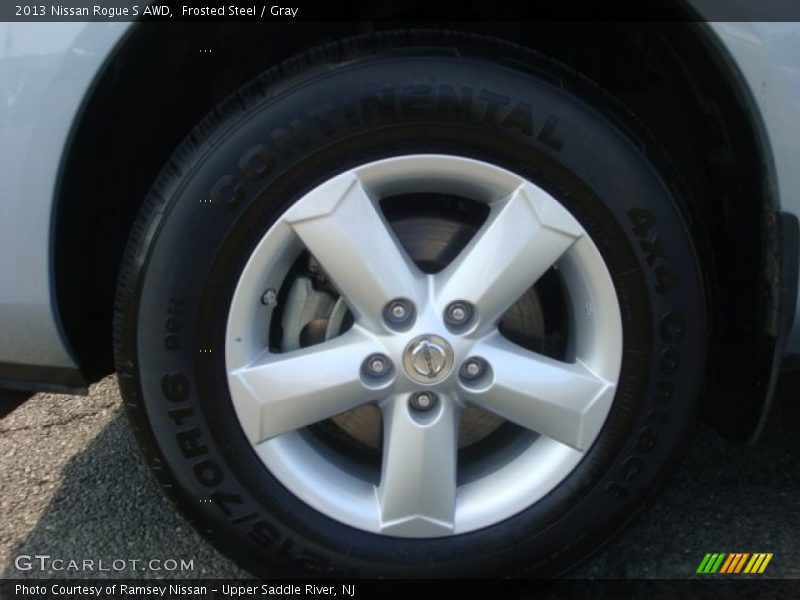 Frosted Steel / Gray 2013 Nissan Rogue S AWD