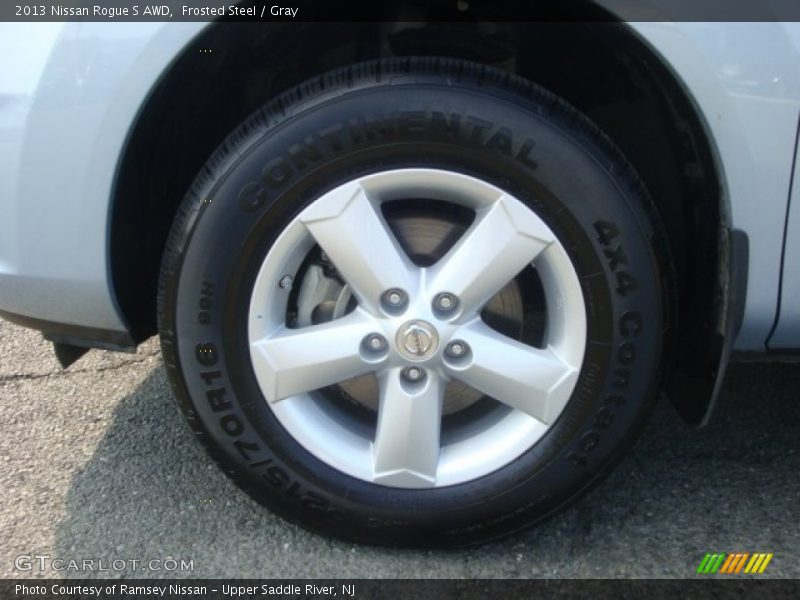 Frosted Steel / Gray 2013 Nissan Rogue S AWD