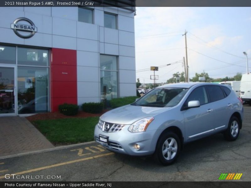 Frosted Steel / Gray 2013 Nissan Rogue S AWD