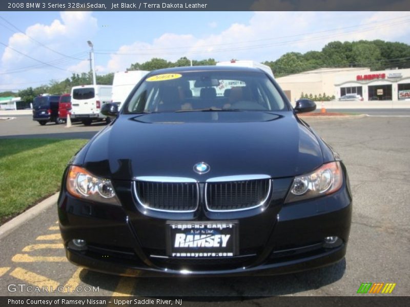 Jet Black / Terra Dakota Leather 2008 BMW 3 Series 328xi Sedan