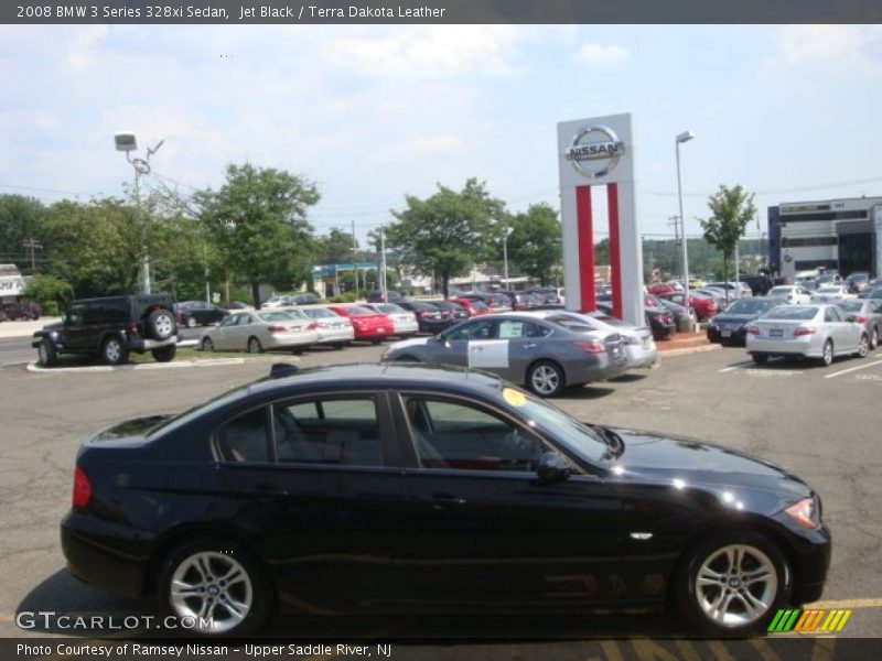 Jet Black / Terra Dakota Leather 2008 BMW 3 Series 328xi Sedan