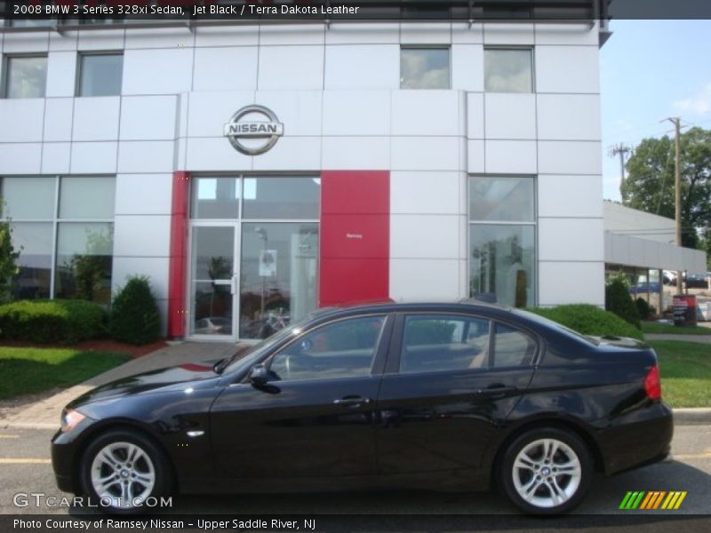 Jet Black / Terra Dakota Leather 2008 BMW 3 Series 328xi Sedan