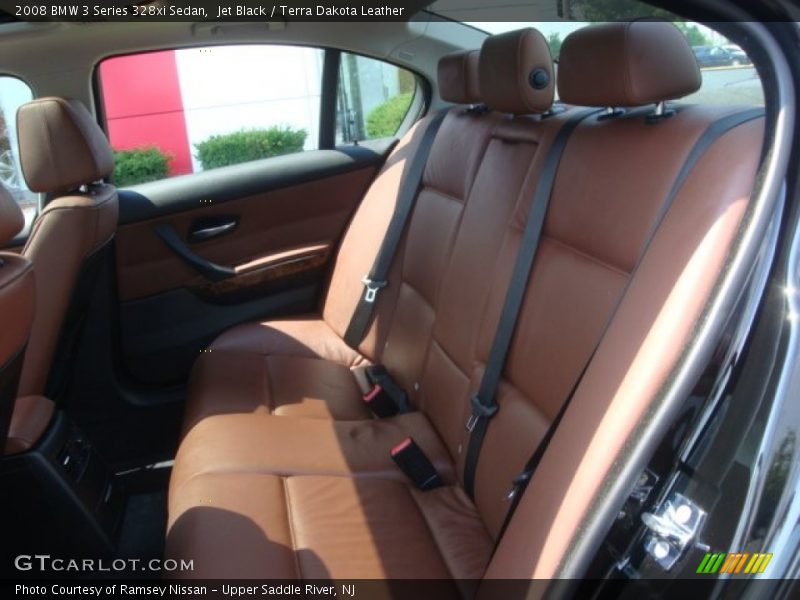 Rear Seat of 2008 3 Series 328xi Sedan