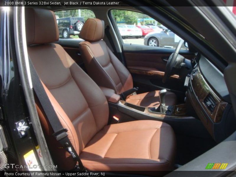 Jet Black / Terra Dakota Leather 2008 BMW 3 Series 328xi Sedan