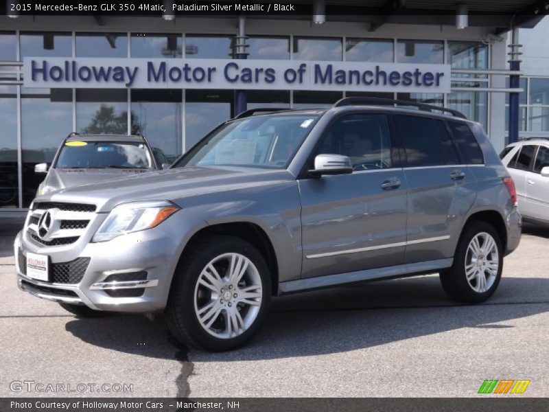 Paladium Silver Metallic / Black 2015 Mercedes-Benz GLK 350 4Matic