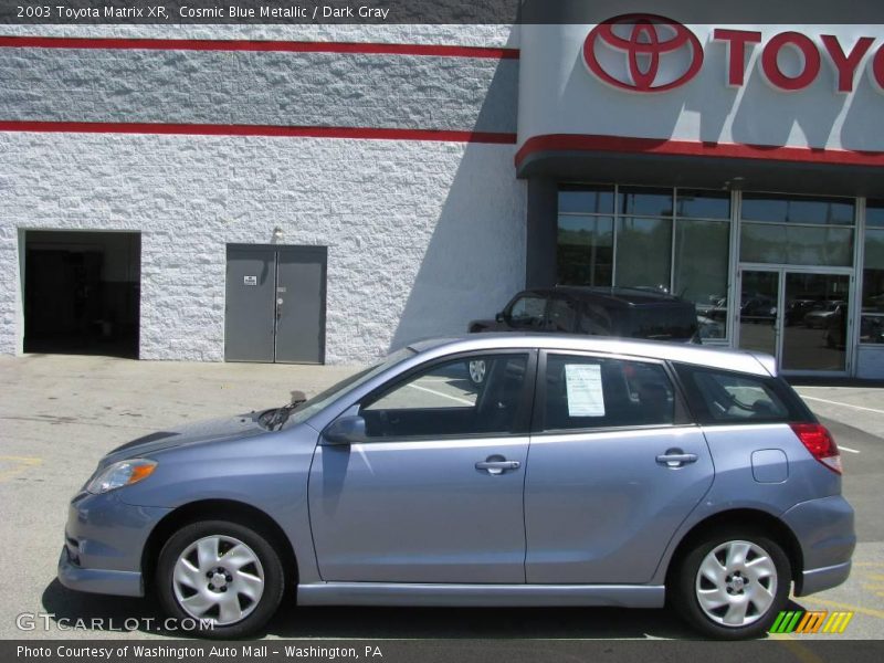 Cosmic Blue Metallic / Dark Gray 2003 Toyota Matrix XR