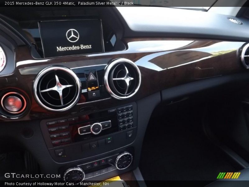 Paladium Silver Metallic / Black 2015 Mercedes-Benz GLK 350 4Matic