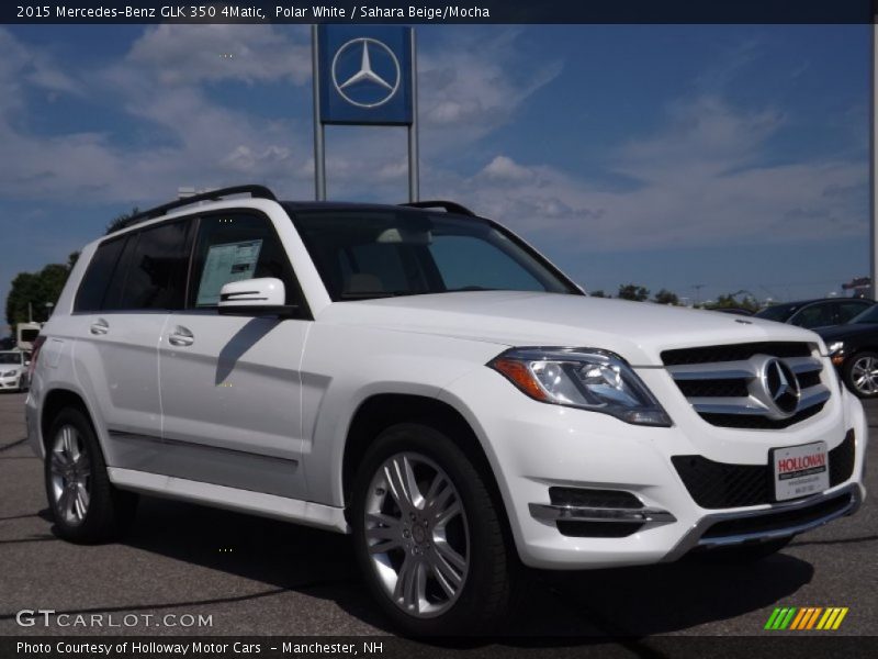 Polar White / Sahara Beige/Mocha 2015 Mercedes-Benz GLK 350 4Matic
