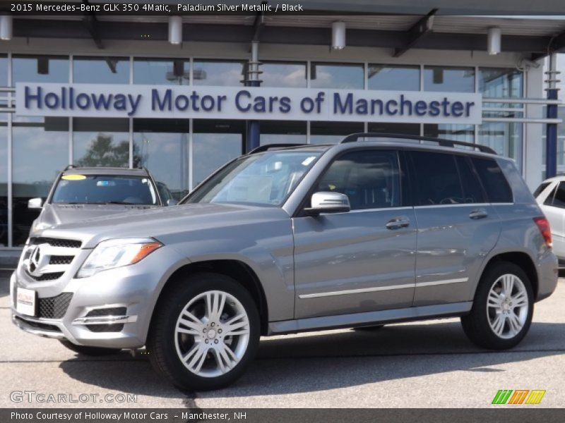 Paladium Silver Metallic / Black 2015 Mercedes-Benz GLK 350 4Matic