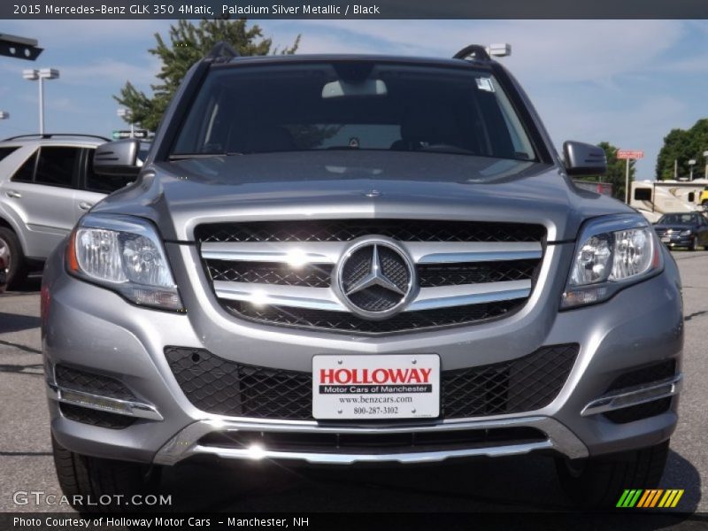 Paladium Silver Metallic / Black 2015 Mercedes-Benz GLK 350 4Matic