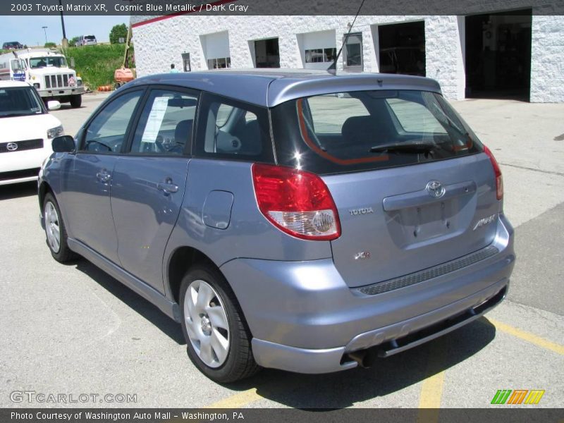 Cosmic Blue Metallic / Dark Gray 2003 Toyota Matrix XR