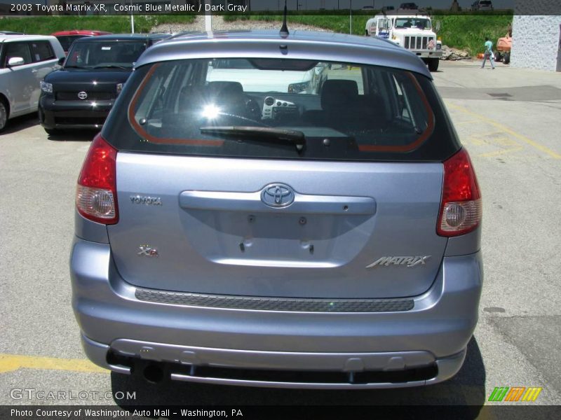 Cosmic Blue Metallic / Dark Gray 2003 Toyota Matrix XR