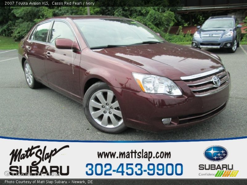 Cassis Red Pearl / Ivory 2007 Toyota Avalon XLS