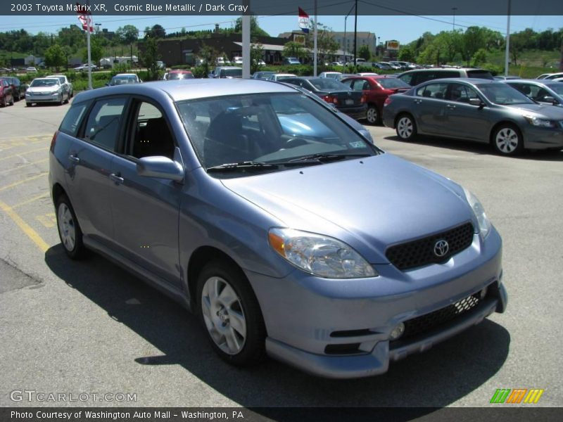 Cosmic Blue Metallic / Dark Gray 2003 Toyota Matrix XR