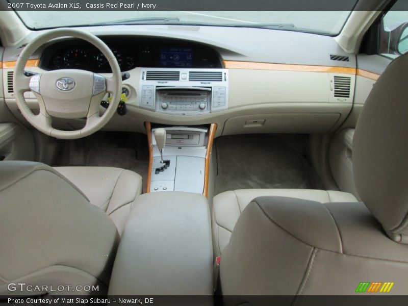Dashboard of 2007 Avalon XLS
