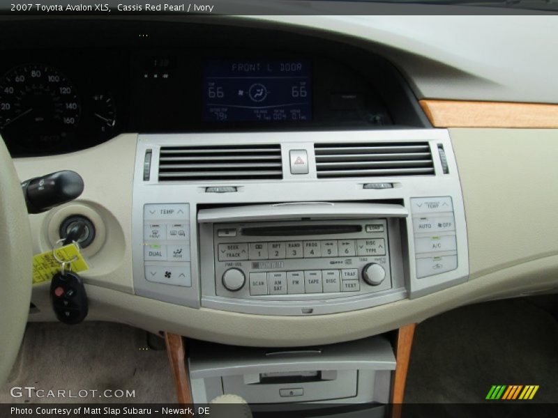 Controls of 2007 Avalon XLS