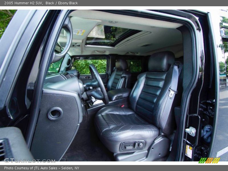 Front Seat of 2005 H2 SUV