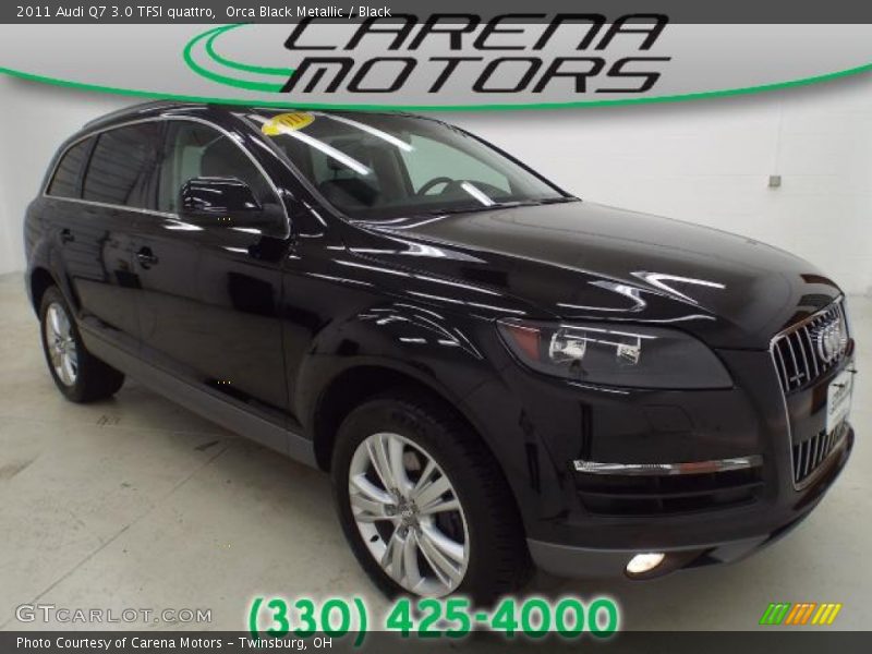 Orca Black Metallic / Black 2011 Audi Q7 3.0 TFSI quattro