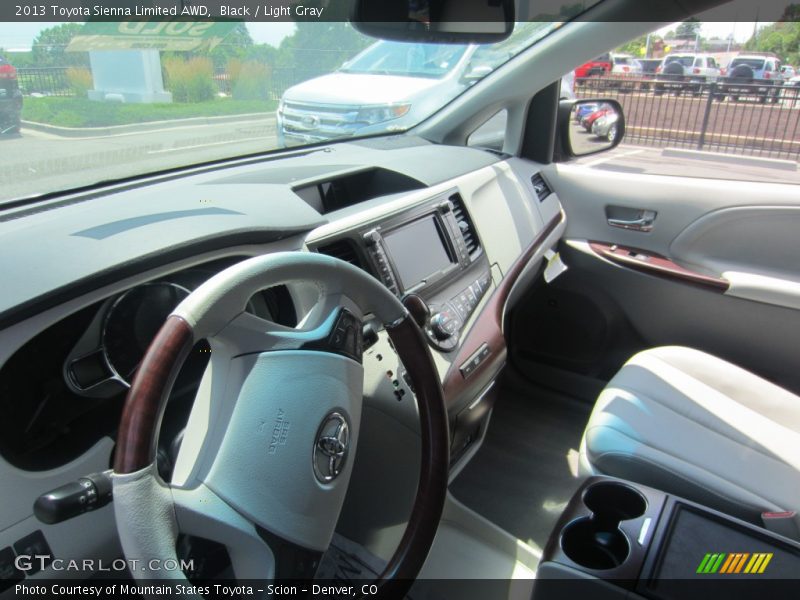 Black / Light Gray 2013 Toyota Sienna Limited AWD
