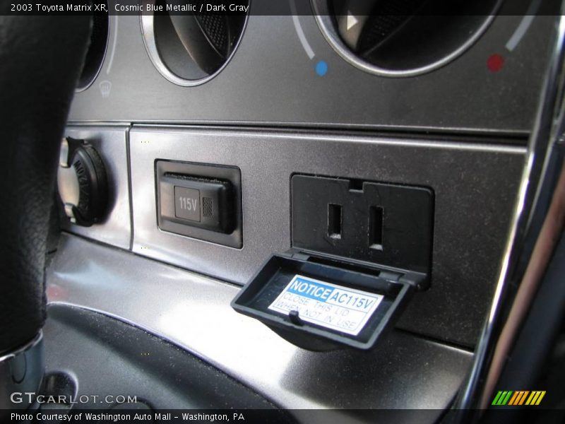 Cosmic Blue Metallic / Dark Gray 2003 Toyota Matrix XR