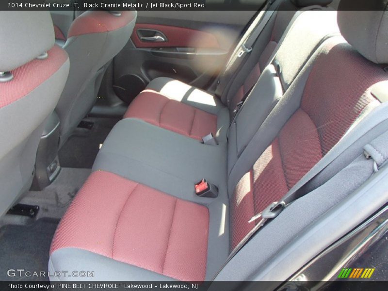 Black Granite Metallic / Jet Black/Sport Red 2014 Chevrolet Cruze LT
