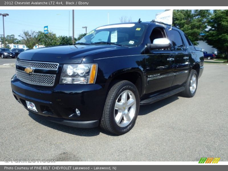 Black / Ebony 2012 Chevrolet Avalanche LTZ 4x4