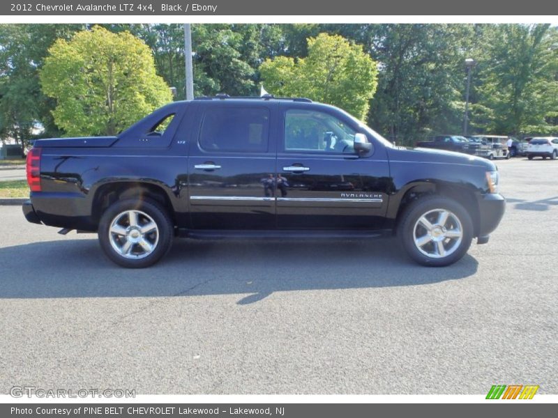 Black / Ebony 2012 Chevrolet Avalanche LTZ 4x4