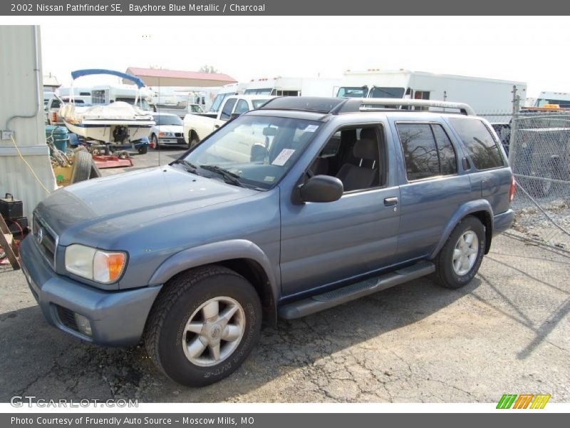 Bayshore Blue Metallic / Charcoal 2002 Nissan Pathfinder SE