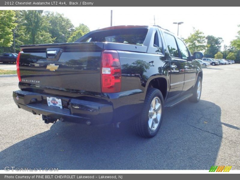 Black / Ebony 2012 Chevrolet Avalanche LTZ 4x4