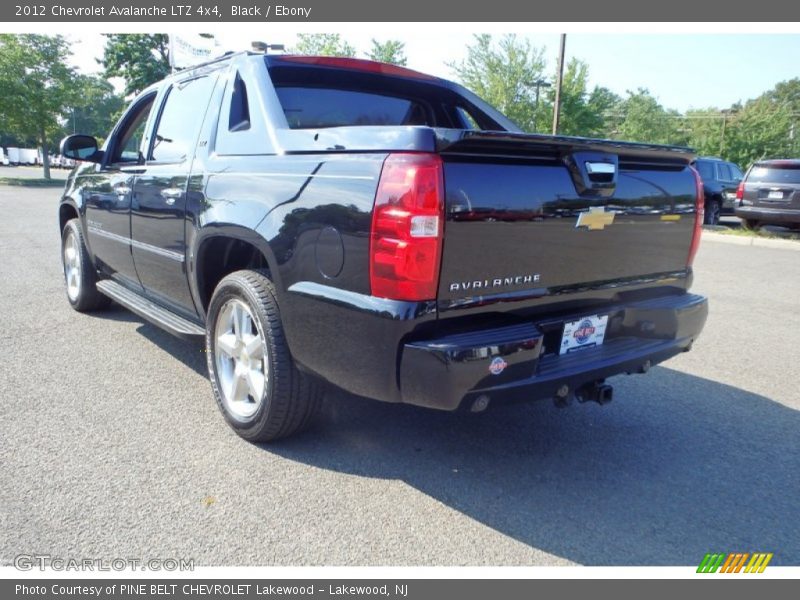 Black / Ebony 2012 Chevrolet Avalanche LTZ 4x4