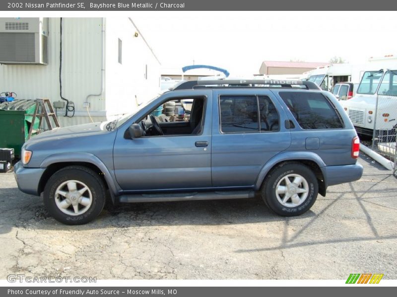 Bayshore Blue Metallic / Charcoal 2002 Nissan Pathfinder SE
