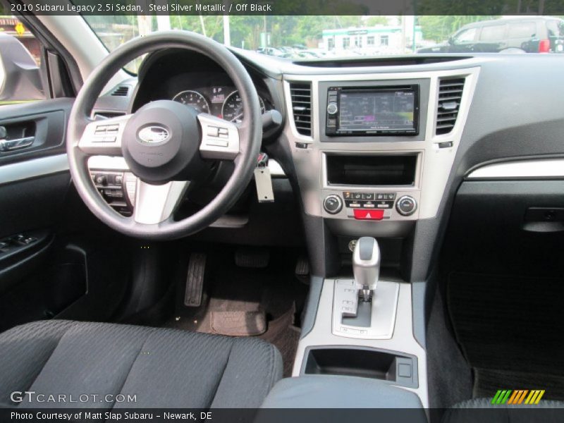 Steel Silver Metallic / Off Black 2010 Subaru Legacy 2.5i Sedan