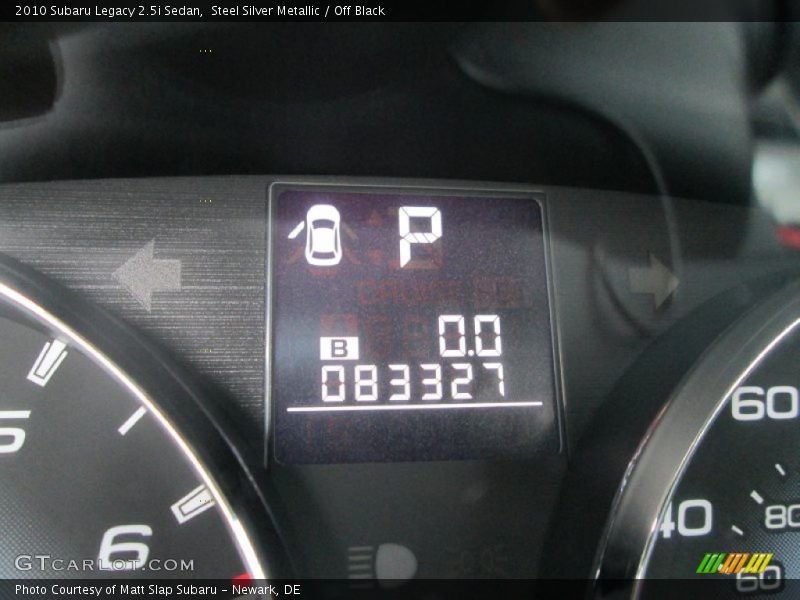Steel Silver Metallic / Off Black 2010 Subaru Legacy 2.5i Sedan