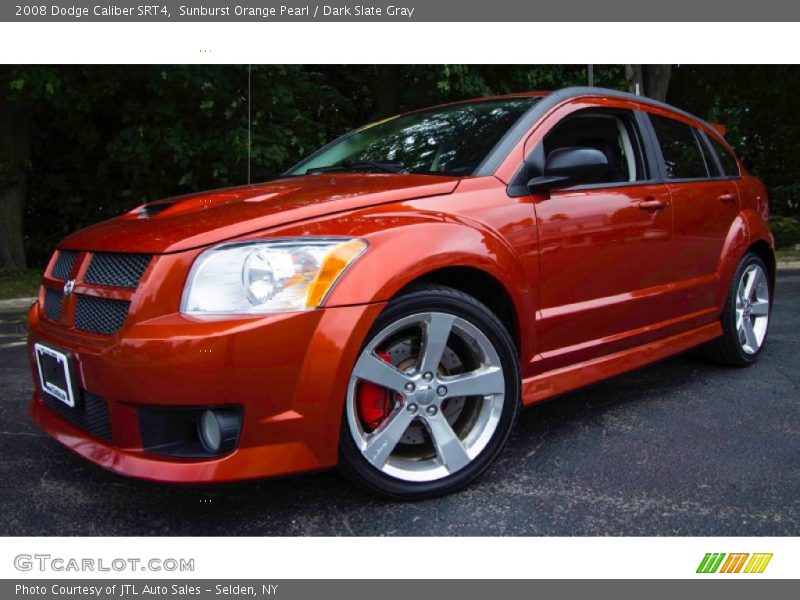 Sunburst Orange Pearl / Dark Slate Gray 2008 Dodge Caliber SRT4