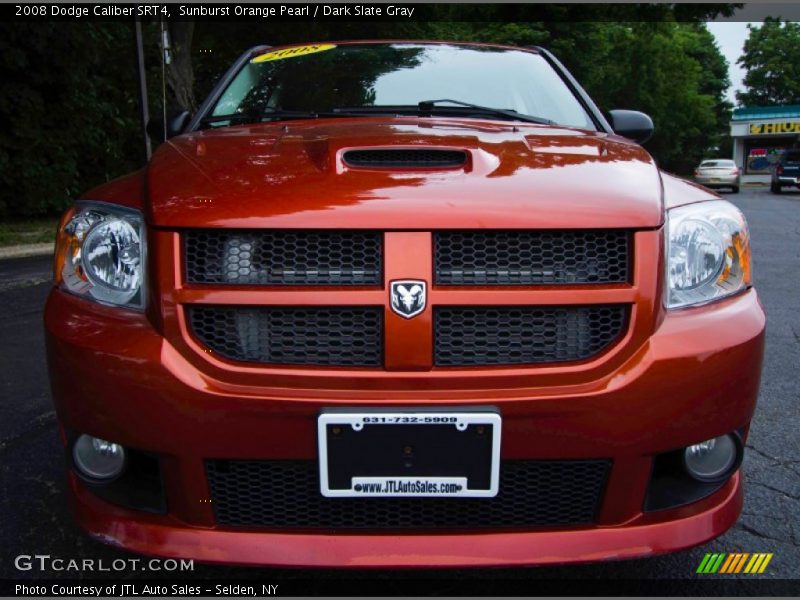Sunburst Orange Pearl / Dark Slate Gray 2008 Dodge Caliber SRT4