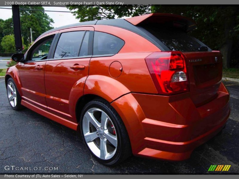 Sunburst Orange Pearl / Dark Slate Gray 2008 Dodge Caliber SRT4