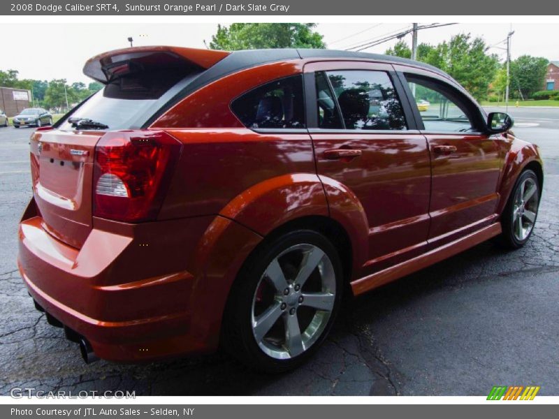 Sunburst Orange Pearl / Dark Slate Gray 2008 Dodge Caliber SRT4