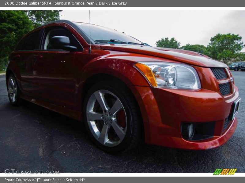 Sunburst Orange Pearl / Dark Slate Gray 2008 Dodge Caliber SRT4