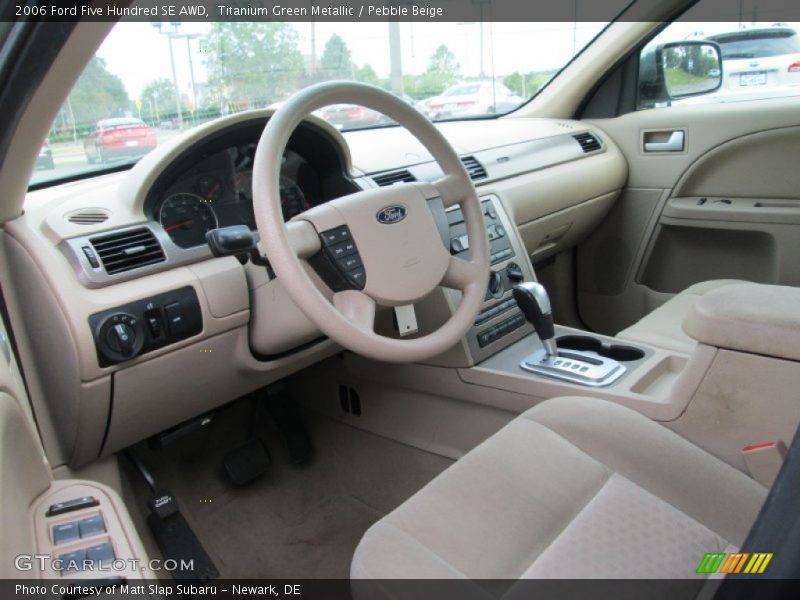 Pebble Beige Interior - 2006 Five Hundred SE AWD 
