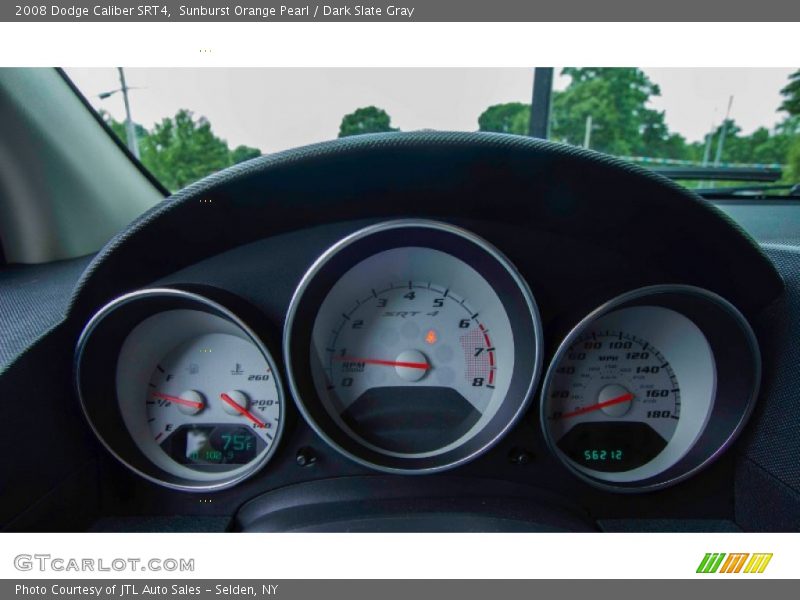 Sunburst Orange Pearl / Dark Slate Gray 2008 Dodge Caliber SRT4