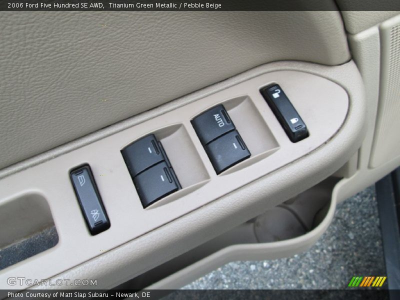 Titanium Green Metallic / Pebble Beige 2006 Ford Five Hundred SE AWD
